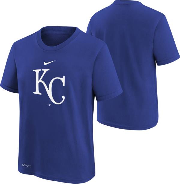 Nike Youth Boys' Kansas City Royals Blue Logo Legend T-Shirt