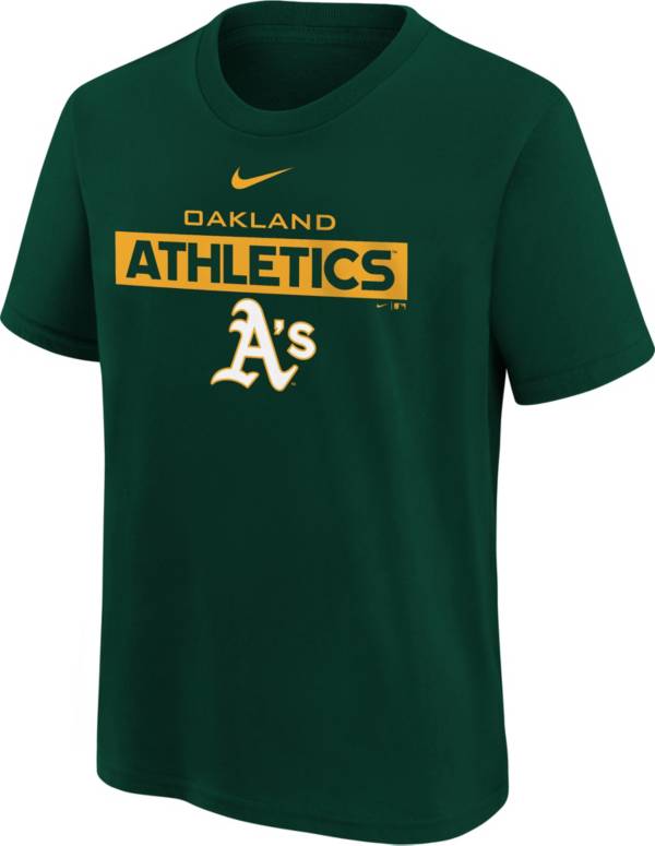 Nike Youth Boys' Oakland Athletics Green Issue T-Shirt product image