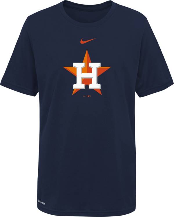 Nike Youth Boys' Houston Astros Navy Logo Legend T-Shirt