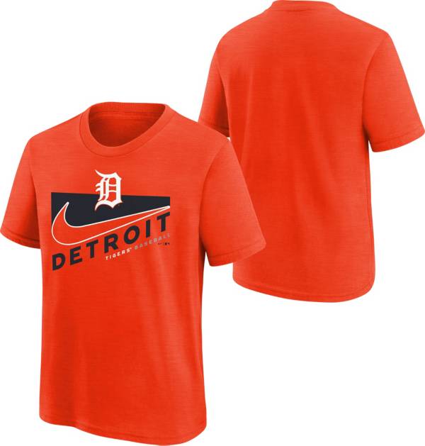 Nike Youth Boys' Detroit Tigers Orange Swoosh Town T-Shirt