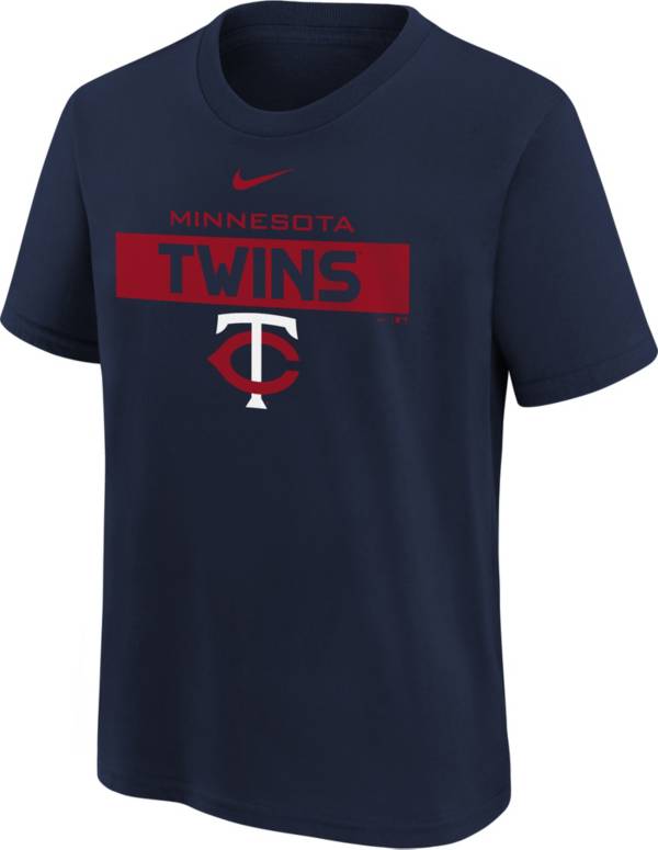 Nike Youth Boys' Minnesota Twins Navy Issue T-Shirt