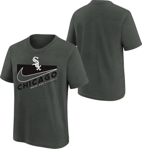 Nike Youth Boys' Chicago White Sox Dark Gray Swoosh Town T-Shirt