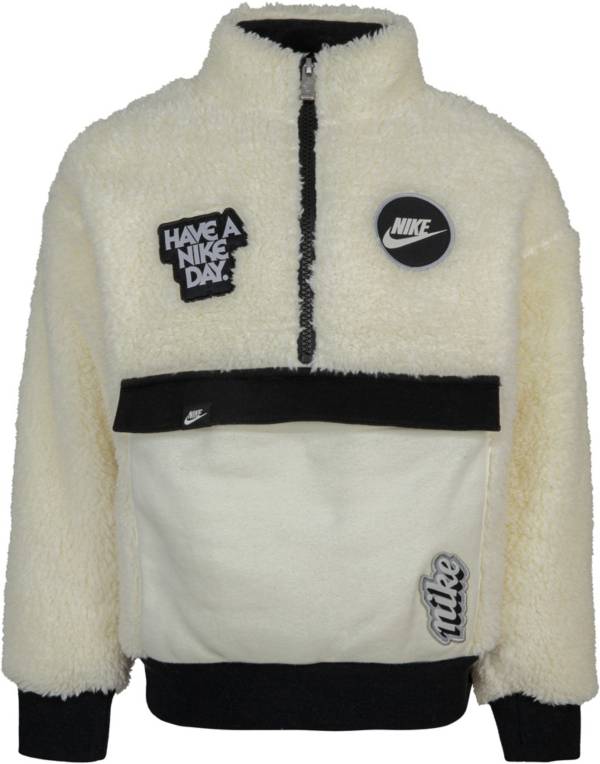 Nike Boys' Sherpa 1/2 Zip Jacket
