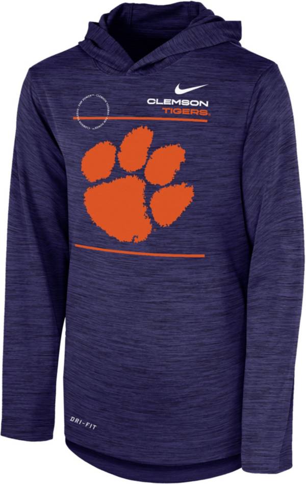 Nike Youth Clemson Tigers Regalia Velocity Hoodie