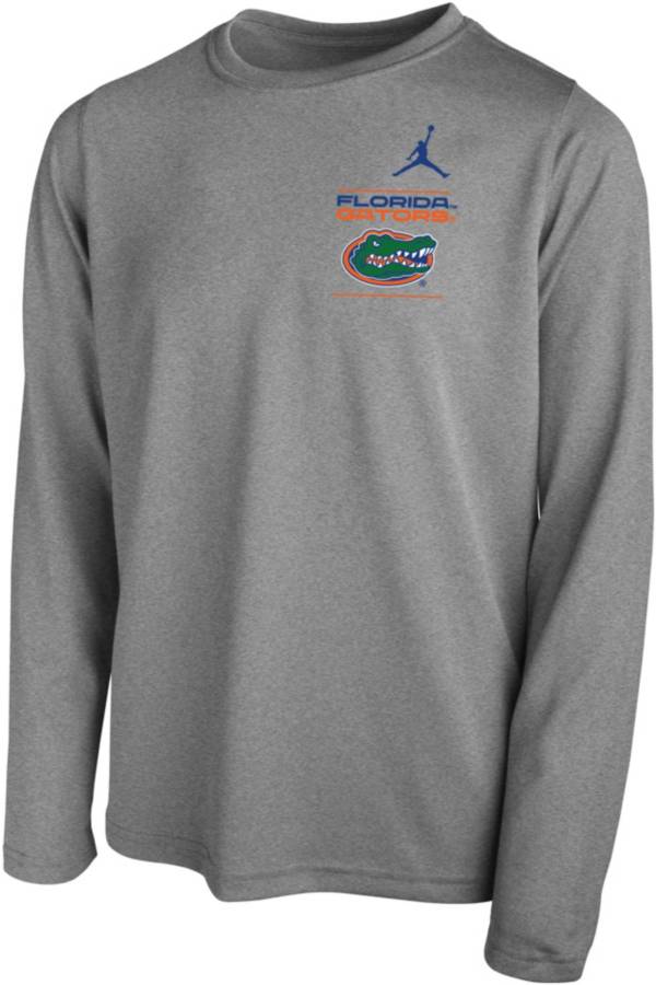 Nike Youth Florida Gators Grey Dri-FIT Legend Long Sleeve T-Shirt