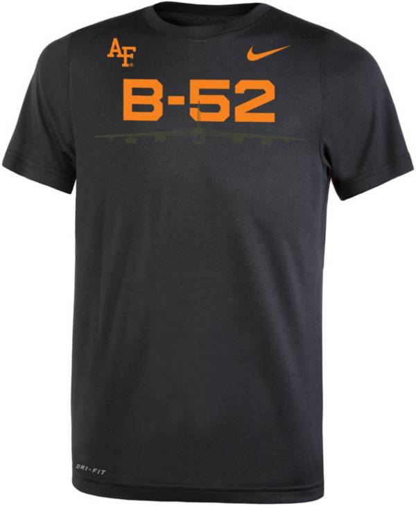 Nike Youth Air Force Falcons Rivalry B-52 Dri-FIT Legend Black T-Shirt