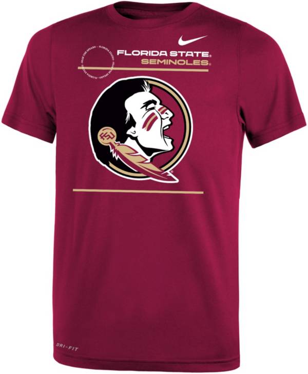 Nike Youth Florida State Seminoles Garnet Dri-FIT Legend T-Shirt