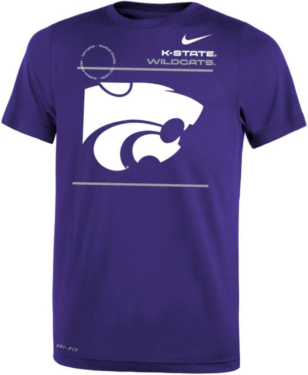 Nike Youth Kansas State Wildcats Purple Dri-FIT Legend T-Shirt