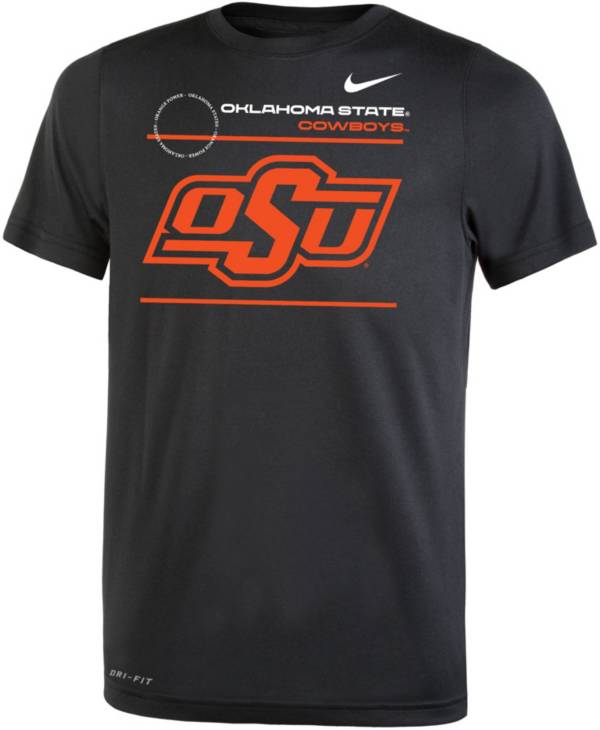 Nike Youth Oklahoma State Cowboys Dri-FIT Legend Black T-Shirt