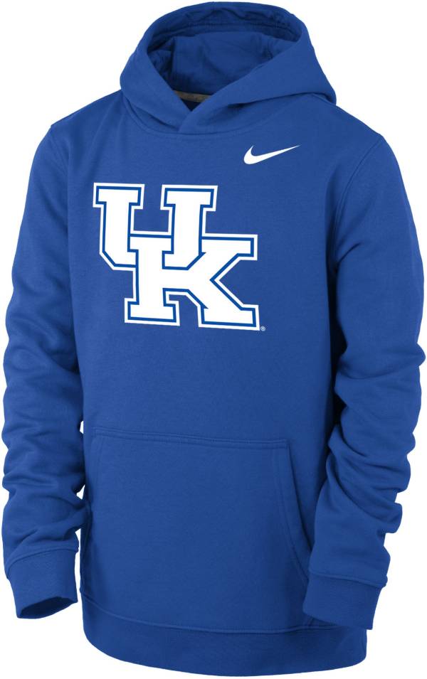 Nike Youth Kentucky Wildcats Blue Club Fleece Pullover Hoodie