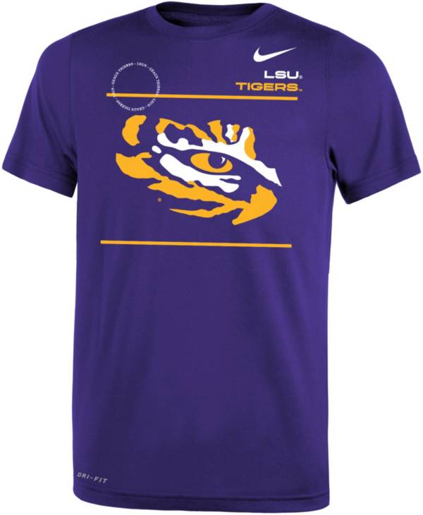 Nike Youth LSU Tigers Purple Dri-FIT Legend T-Shirt