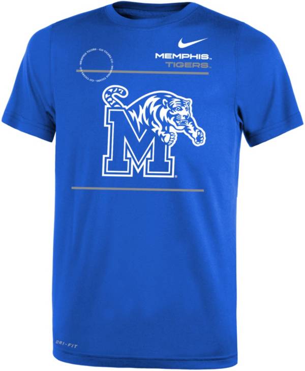 Nike Youth Memphis Tigers Blue Dri-FIT Legend T-Shirt