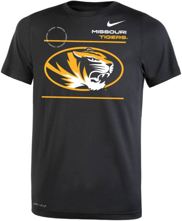 Nike Youth Missouri Tigers Dri-FIT Legend Black T-Shirt