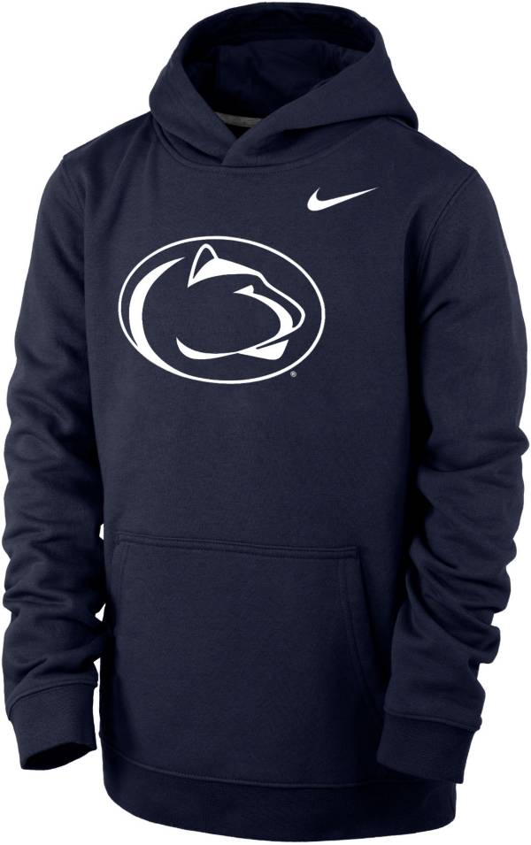 Nike Youth Penn State Nittany Lions Blue Club Fleece Pullover Hoodie