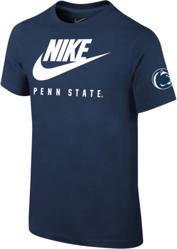 Nike Youth Penn State Nittany Lions Blue Core Cotton T-Shirt