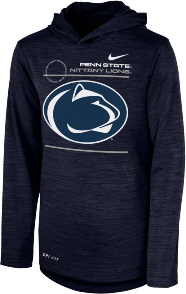 Nike Youth Penn State Nittany Lions Blue Velocity Hoodie