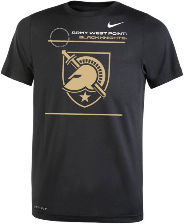 Nike Youth Army West Point Black Knights Dri-FIT Legend Black T-Shirt