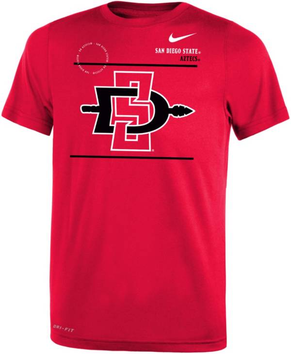 Nike Youth San Diego State Aztecs Scarlet Dri-FIT Legend T-Shirt