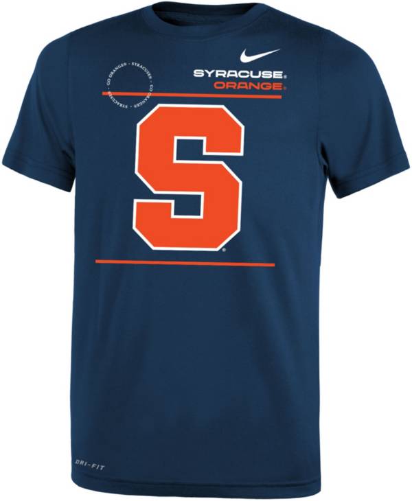 Nike Youth Syracuse Orange Blue Dri-FIT Legend T-Shirt