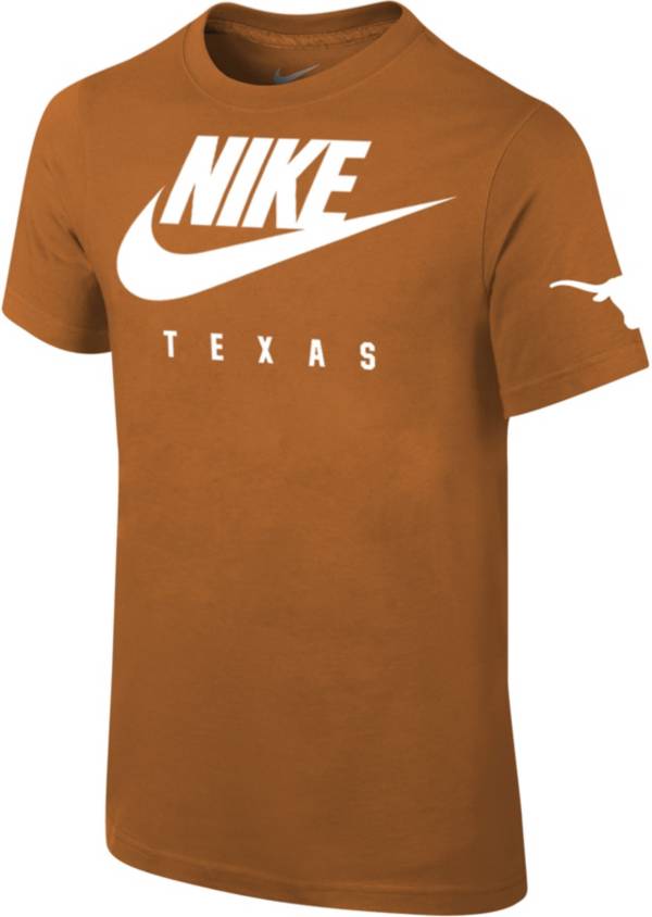 Nike Youth Texas Longhorns Burnt Orange Core Cotton T-Shirt