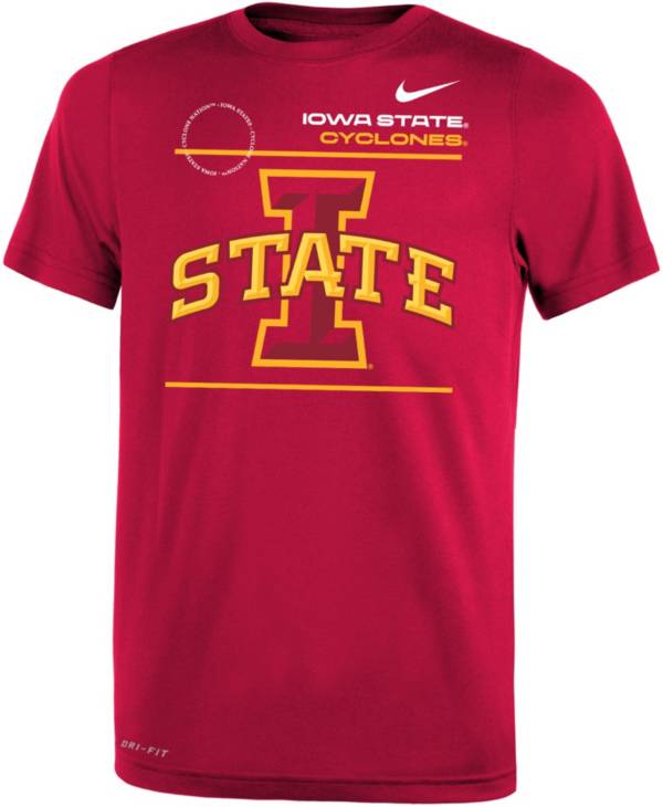 Nike Youth Iowa State Cyclones Cardinal Dri-FIT Legend T-Shirt