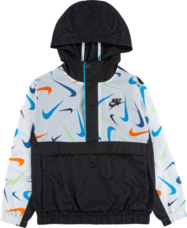 Nike Boys' NSW Woven All Over Print Anorak