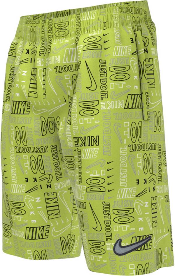 Nike Boys' Logo Mash-Up Breaker 8” Volley Shorts