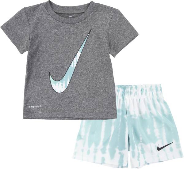 Nike Little Boys' Tie Dye T-Shirt And Shorts Set