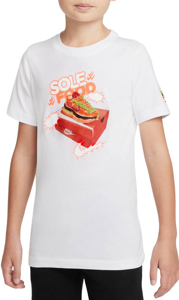 Nike Boys' Sportswear Burger Love Graphic T-Shirt