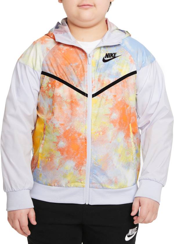 Nike Boys' Sportswear Windrunner Tie-Dye Jacket