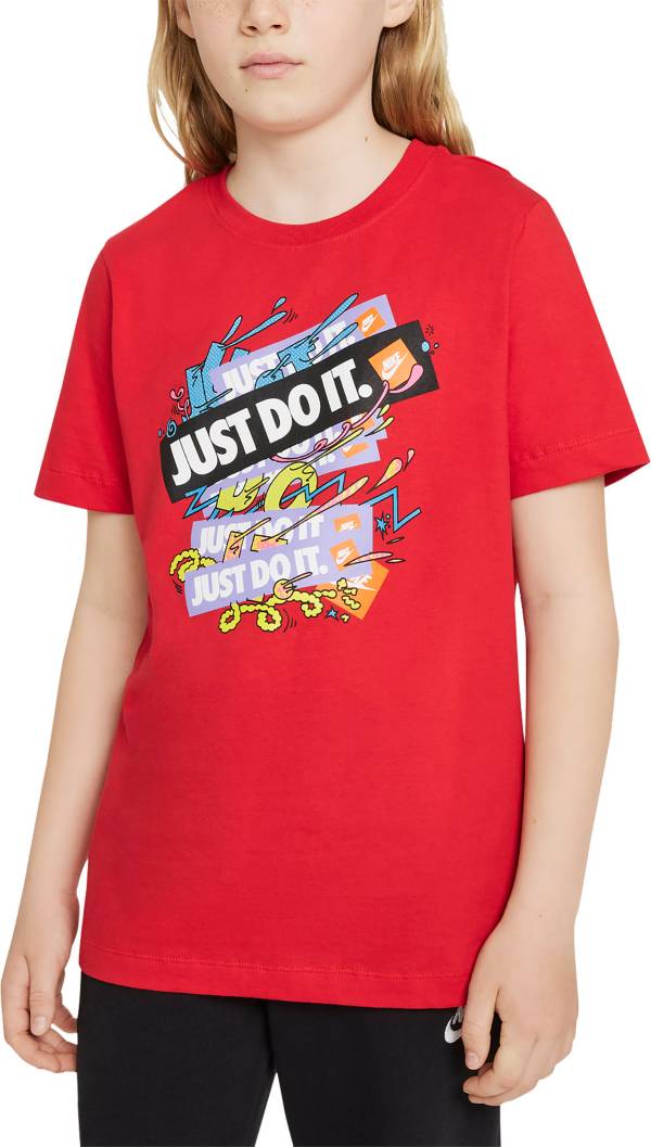 Nike Boys' Sportswear Repeat Just Do It T-Shirt