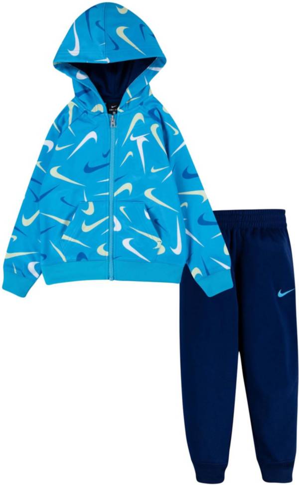 Nike Toddler Boys' Swooshfetti Therma-FIT Hoodie and Pants Set