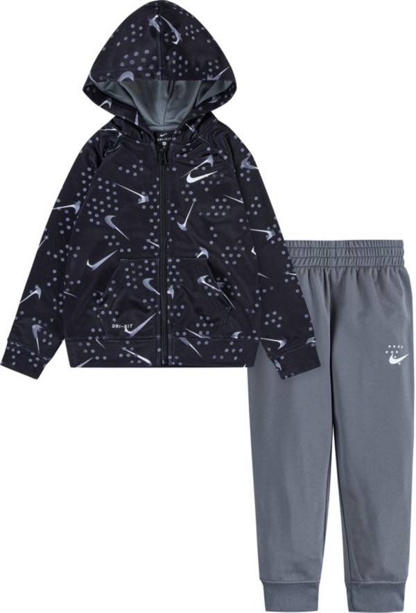 Nike Kids' Therma Allover Print Full Zip Set