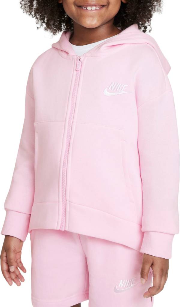 Nike Girls' Sportswear Club Fleece Full-Zip Hoodie