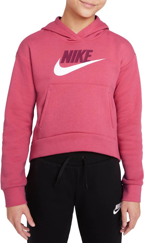 Nike Girls' Sportswear Club Fleece Pullover Hoodie
