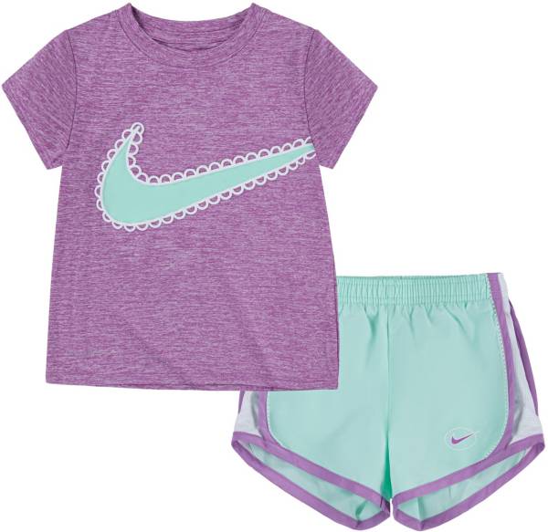 Nike Girls' Toddler Iconclash Tempo Short And T-Shirt Set