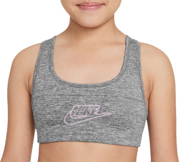 Nike Girls' Dri-FIT Futura Swoosh Sports Bra