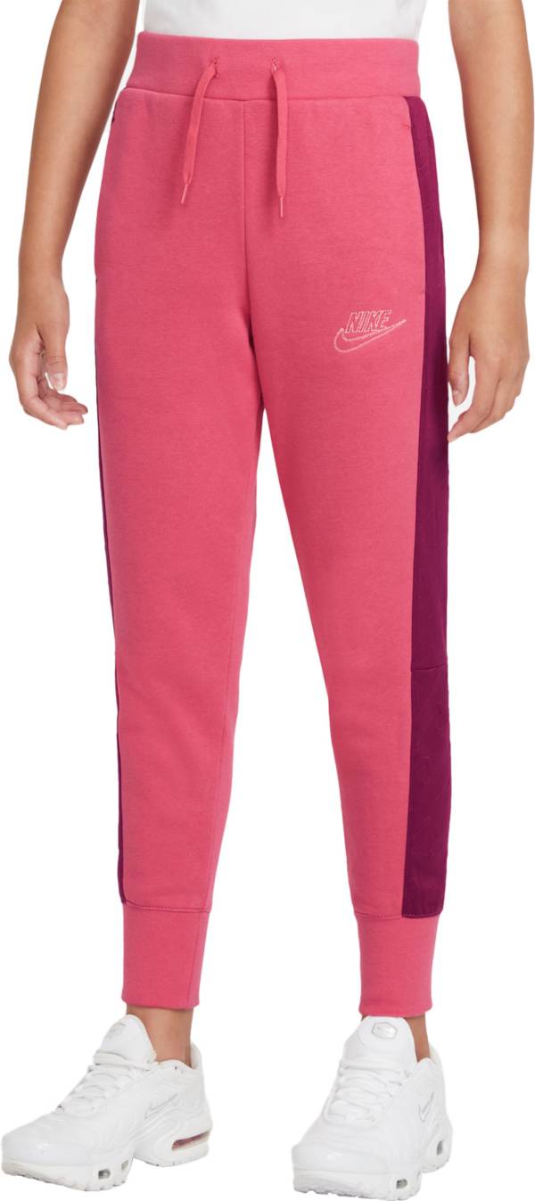 Nike Girls' Sportswear Club Fleece Icon Clash Pants