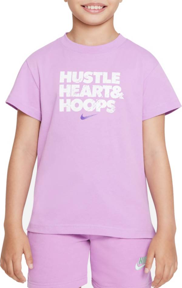 Nike Girls' Sportswear Hustle Graphic T-Shirt