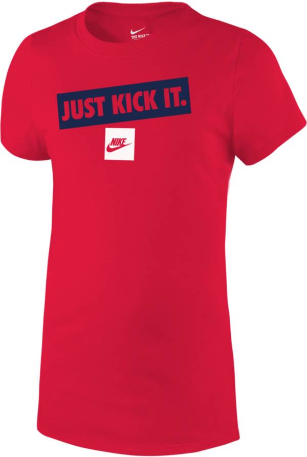 Nike Girls' Just Kick It Graphic T-Shirt product image