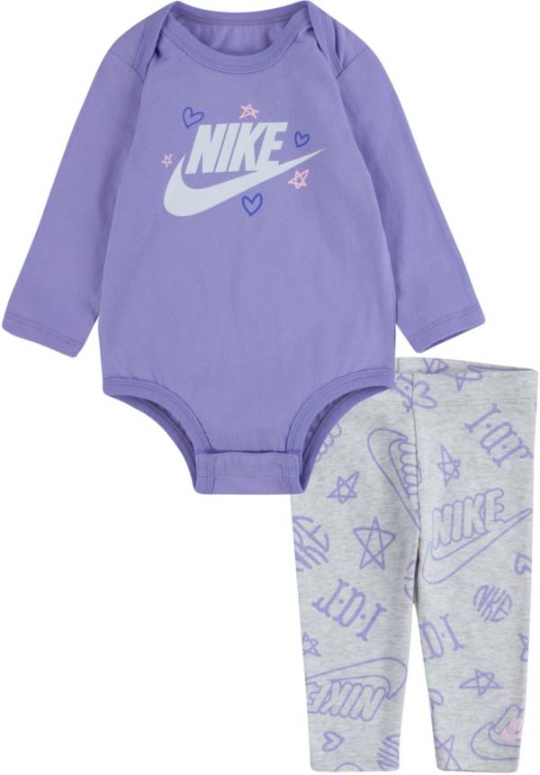 Nike Infant Girls' Long Sleeve Bodysuit and Pants Set