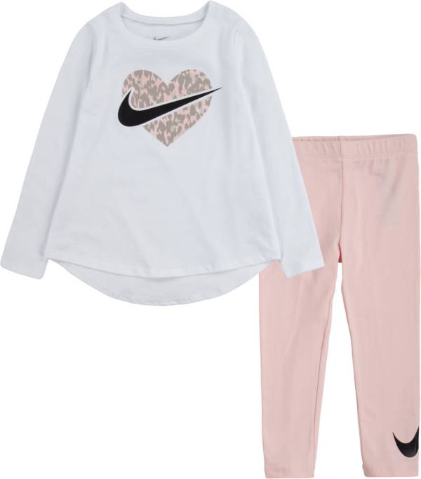 Nike Girls' Long Sleeve Leopard Top and Legging Set product image