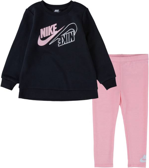 Nike Toddler Girls' Mini Me Crew & Leggings Set