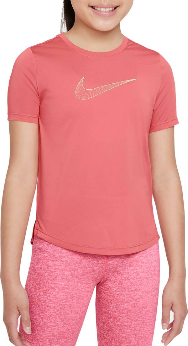 Nike Girls' Dri-FIT One Short-Sleeve Training Top