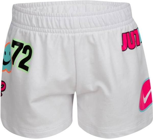 Nike Little Girls' Sportswear Sticker Logo Shorts