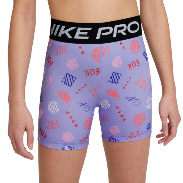 Nike Pro Girls' Dri-FIT Monogram 3" Boyshorts