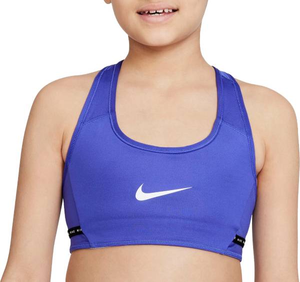 Nike Girls' Dri-FIT Swoosh Monogram Reversible Sports Bra