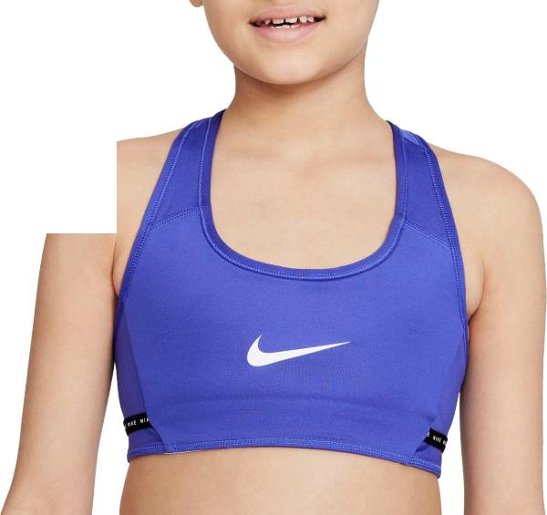 Nike Girls' Dri-FIT Swoosh Monogram Reversible Sports Bra