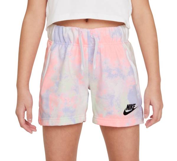 Nike Girls' Sportswear Club Fleece Run Wild Print Shorts product image