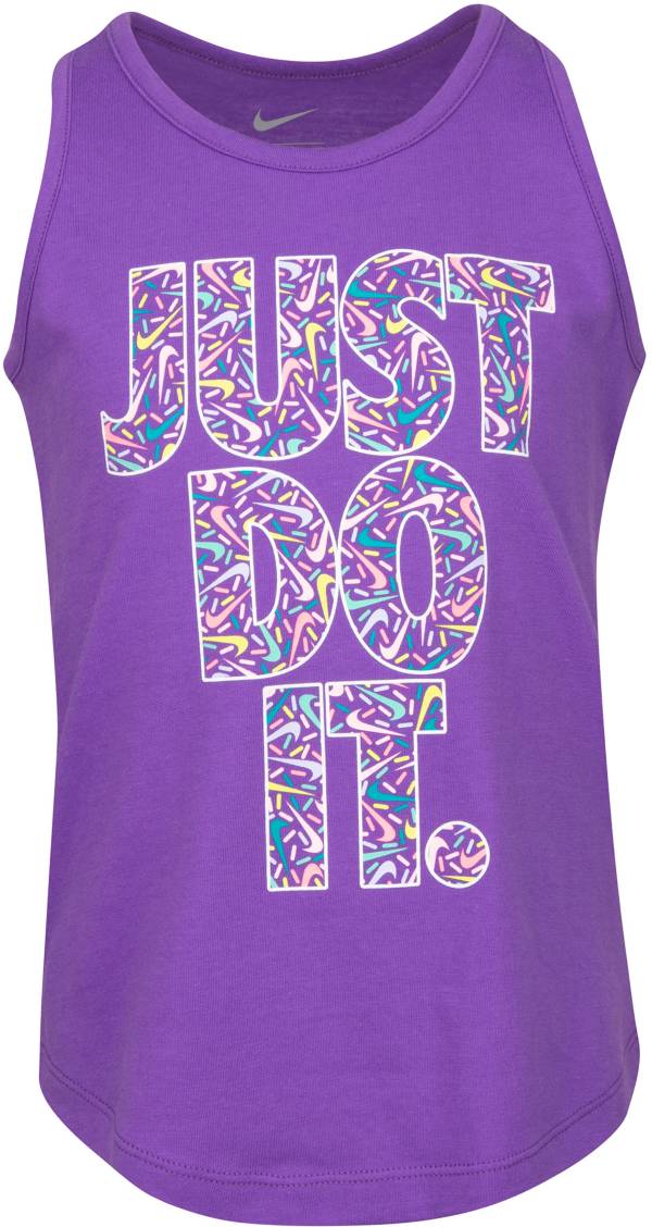 Nike Little Girls' Sprinkle Swoosh Just Do It Logo Tank Top product image